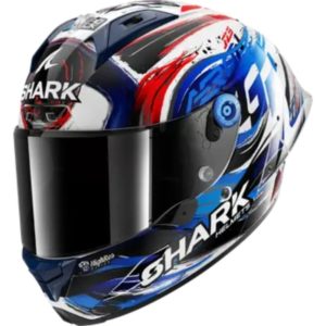 CASCO SHARK AERON-GP FIM RACING 1 REPLICA ZARCO SIGNATURE White Black Blue