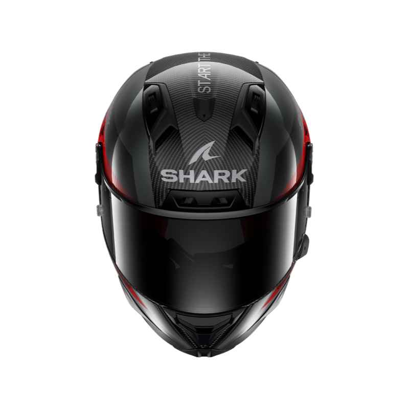 CASCO SHARK AERON-GP FIM 2 MOTOGP Carbon Anthracite Red