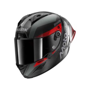 CASCO SHARK AERON-GP FIM 2 MOTOGP Carbon Anthracite Red