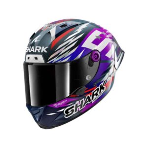 CASCO SHARK AERON-GP FIM 2 RACING #2 REPLICA ZARCO SIGNATURE 2026 Carbon Violet Chrom