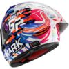 CASCO SHARK AERON-GP REPLICA ZARCO GP DE FRANCE Carbon Violet Blue - Imagen 2
