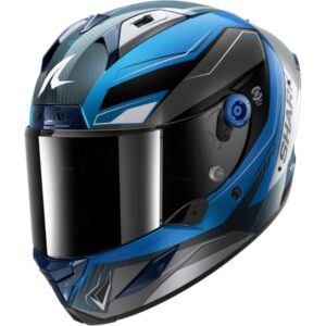 CASCO SHARK AERON MEKARIUM Carbon Blue Silver