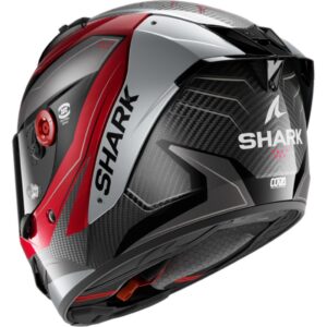 CASCO SHARK AERON MEKARIUM Carbon Red Silver