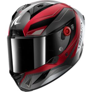 CASCO SHARK AERON MEKARIUM Carbon Red Silver
