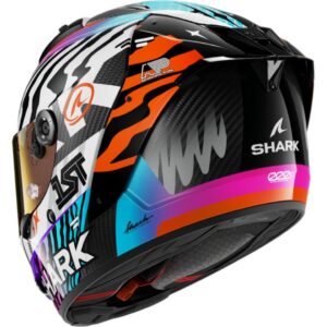 CASCO SHARK AERON SPEED-FANCY Carbon White Orange