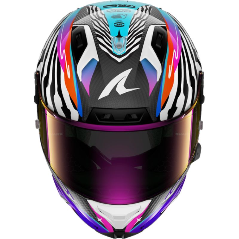 CASCO SHARK AERON SPEED-FANCY Carbon White Orange