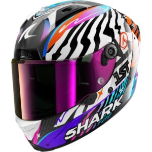 CASCO SHARK AERON SPEED-FANCY Carbon White Orange
