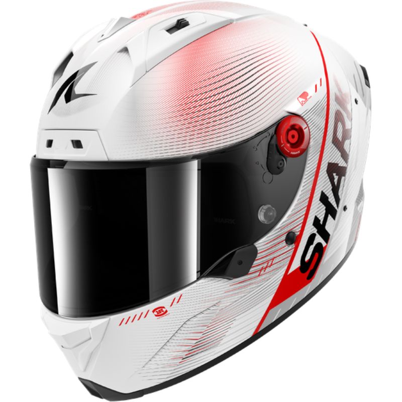 CASCO SHARK AERON SPEED-TECH Carbon White Red