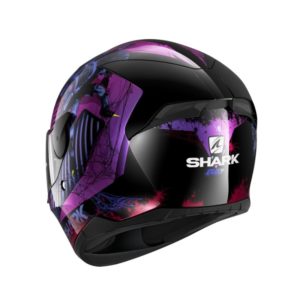 Casco Shark D-SKWAL 2 ATRAXX Black Violet Glitter
