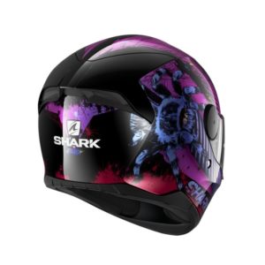 Casco Shark D-SKWAL 2 ATRAXX Black Violet Glitter