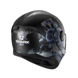 Casco Shark D-SKWAL 2 ATRAXX Mat Black Anthracite Blue