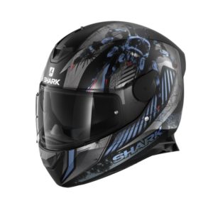 Casco Shark D-SKWAL 2 ATRAXX Mat Black Anthracite Blue