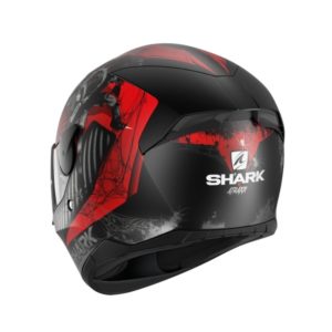 Casco Shark D-SKWAL 2 ATRAXX Mat Black Red Anthracite
