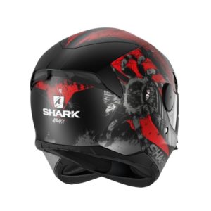 Casco Shark D-SKWAL 2 ATRAXX Mat Black Red Anthracite