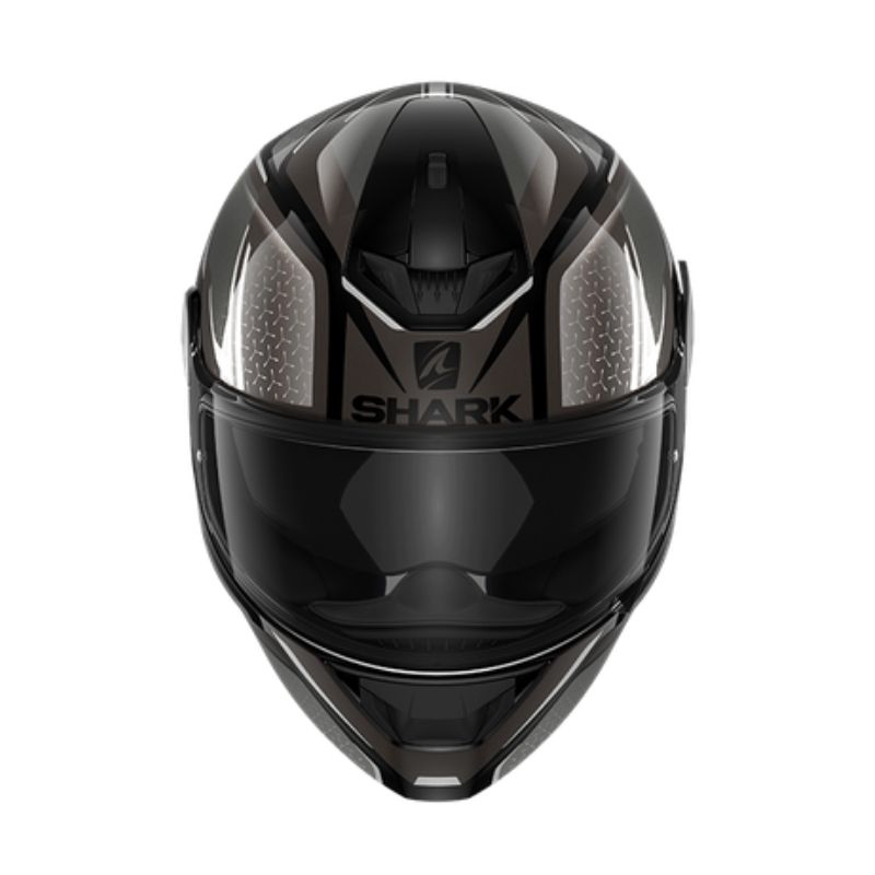 Casco Shark D-SKWAL 2 DAVEN Black Anthracite Silver