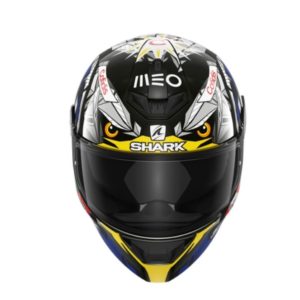 Casco Shark D-SKWAL 2 OLIVEIRA FALCAO Black Blue Red