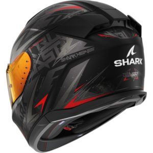 Casco Shark D-SKWAL 3 BLAST-R Mat Black Anthracite Red