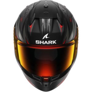 Casco Shark D-SKWAL 3 BLAST-R Mat Black Anthracite Red