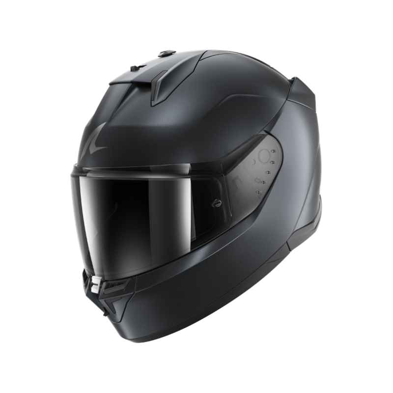 CASCO SHARK D-SKWAL 3 DARK SHADOW EDITION Mat Bleu Steel Mat