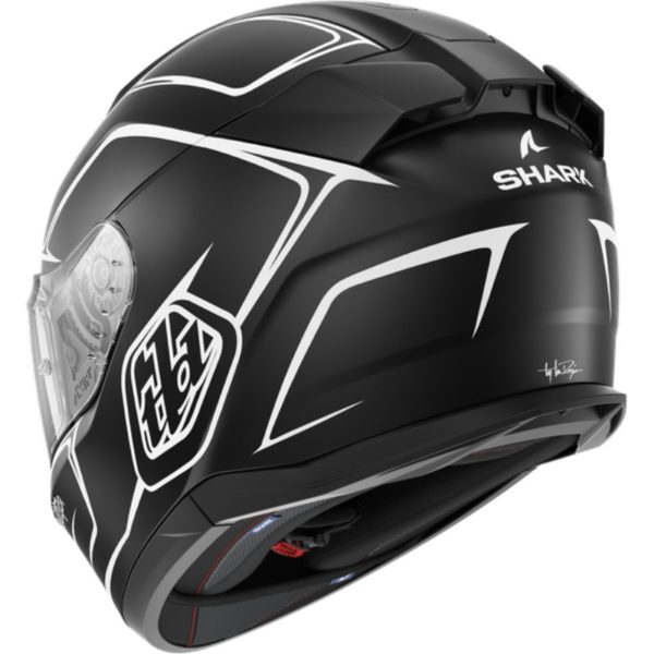 CASCO SHARK D-SKWAL 3 DRONE Mat Black White Black