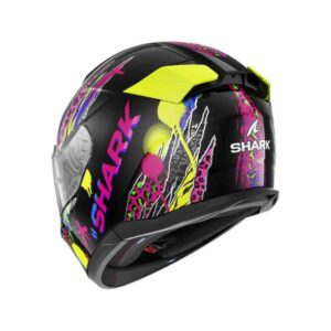 CASCO SHARK D-SKWAL 3 FAWN Black Violet Yellow