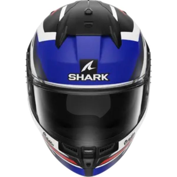 CASCO SHARK D-SKWAL 3 FIRSTLAP Mat Black Blue Red