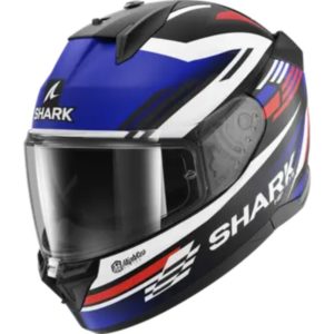 CASCO SHARK D-SKWAL 3 FIRSTLAP Mat Black Blue Red