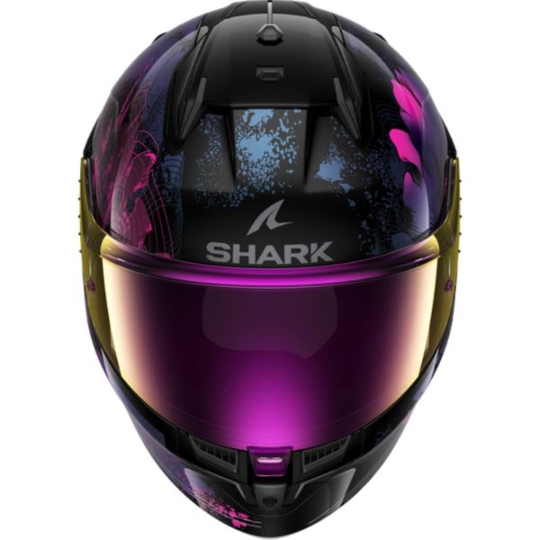 CASCO SHARK D-SKWAL 3 MAYFER Black Violet Glitter