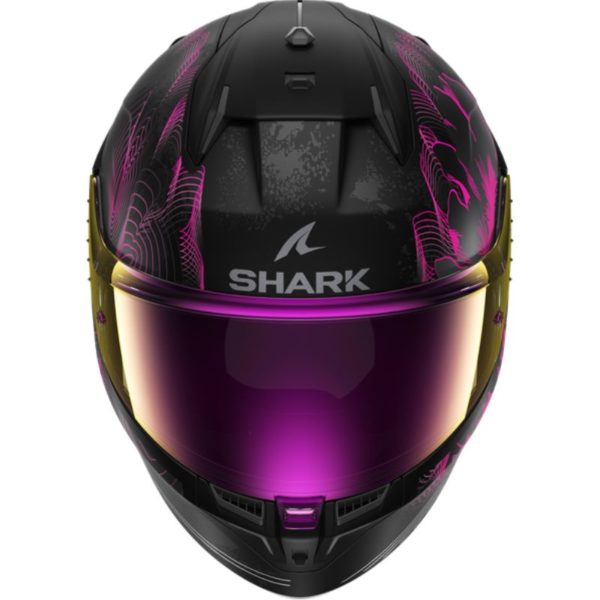 CASCO SHARK D-SKWAL 3 MAYFER Mat Black Violet Anthracite