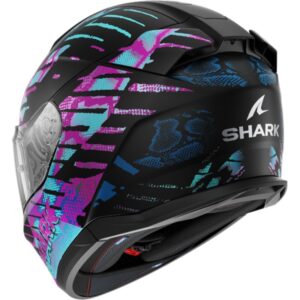 CASCO SHARK D-SKWAL 3 REPTAIA Mat Black Cameleon Black
