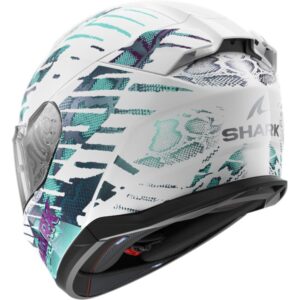 CASCO SHARK D-SKWAL 3 REPTAIA White Cameleon White