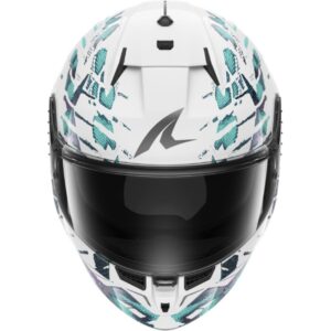 CASCO SHARK D-SKWAL 3 REPTAIA White Cameleon White