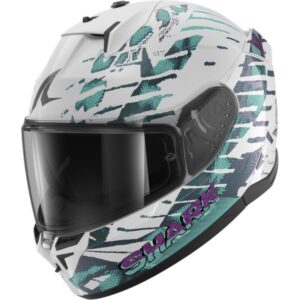 CASCO SHARK D-SKWAL 3 REPTAIA White Cameleon White