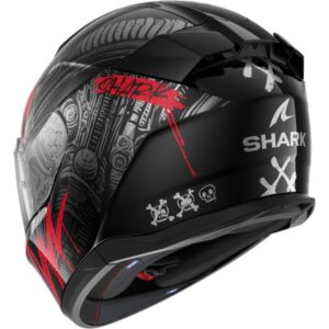 CASCO SHARK D-SKWAL 3 SHIEVER Black Anthracite Red
