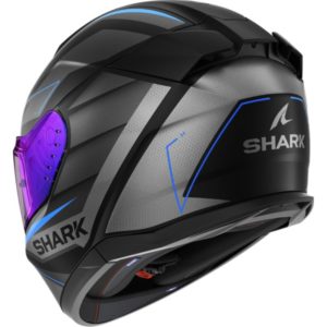 CASCO SHARK D-SKWAL 3 Sizler Matte Black Anthracite Blue
