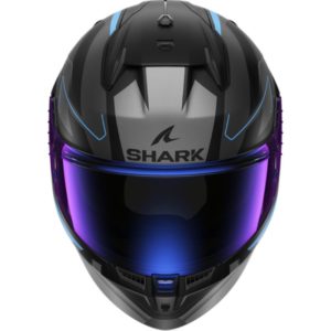 CASCO SHARK D-SKWAL 3 Sizler Matte Black Anthracite Blue