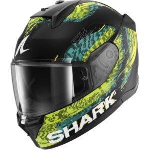 CASCO SHARK D-SKWAL 3 SPEED-VIB Mat Black Green Blue