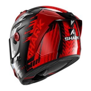 CASCO SHARK AERON EDGY Carbon Red Chrom