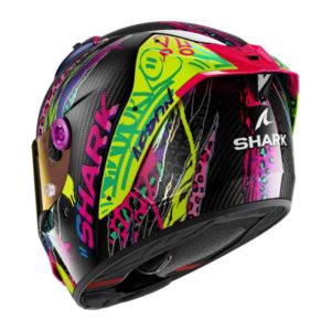 CASCO SHARK AERON FAWN Carbon Violet Yellow