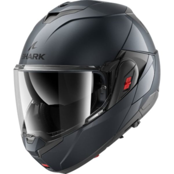 Casco Shark OXO BLANK Gun Metal