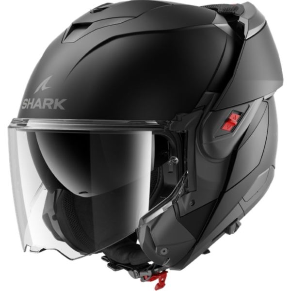 Casco Shark OXO BLANK Mat Black Mat