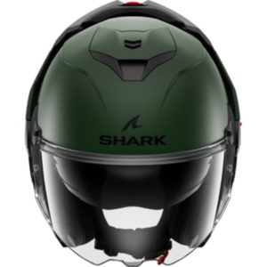 CASCO SHARK OXO Blank Matte Dark Green Matte