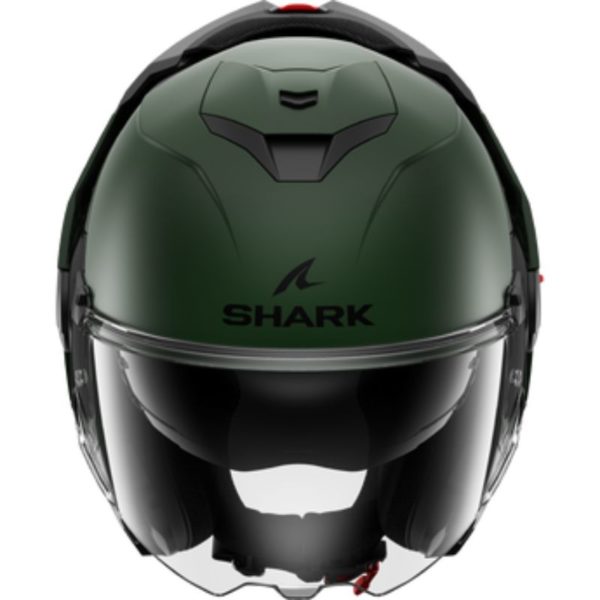 Casco Shark OXO BLANK Mat Dark Green Matt