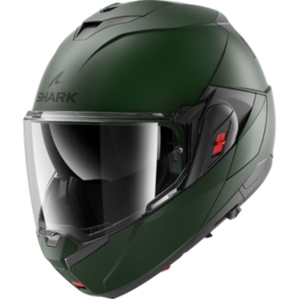 Casco Shark OXO BLANK Mat Dark Green Matt