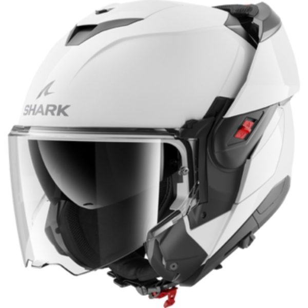 Casco Shark OXO BLANK Pearly White