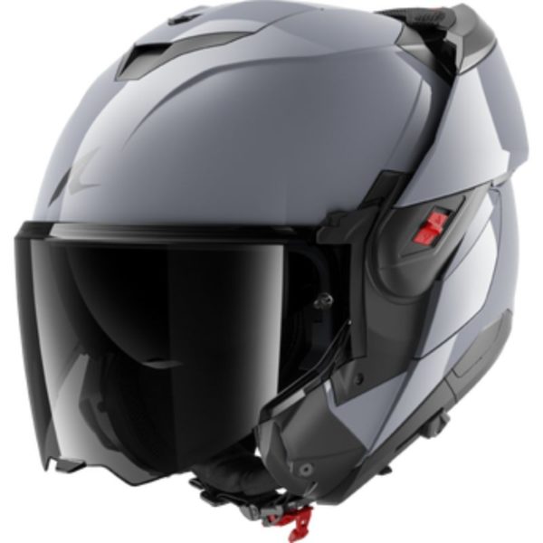 Casco Shark OXO DARK SHADOW Gun Silver