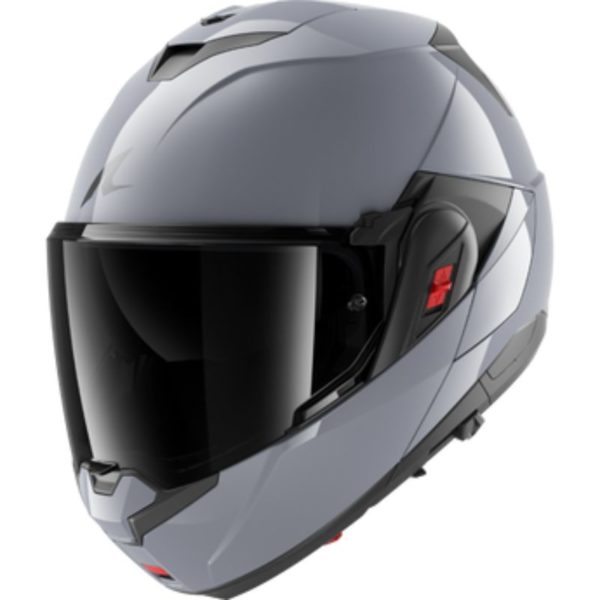 Casco Shark OXO DARK SHADOW Gun Silver