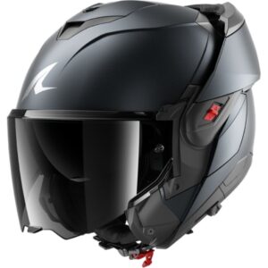 CASCO SHARK OXO DARK SHADOW Mat Bleu Steel Mat