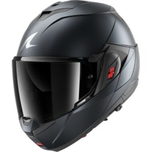 CASCO SHARK OXO DARK SHADOW Mat Bleu Steel Mat