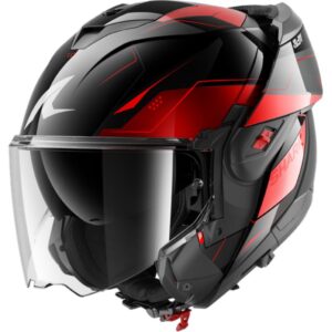 CASCO SHARK OXO MEKARIUM Black Chrom Red